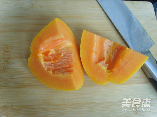 Mini Papaya Cream Pie recipe