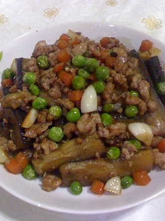 Grilled Eggplant with Minced Meat