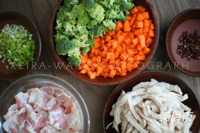 Chicken Bacon Vegetable Porridge recipe