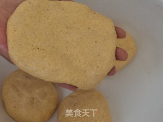 Cornmeal Bean Paste Buns recipe