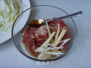 Stir-fried Lamb with Scallions recipe