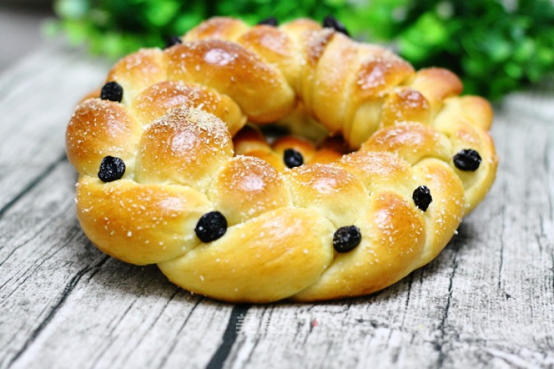 Christmas Wreath Bread recipe