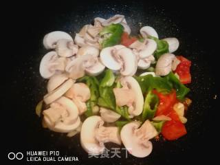 Kuaishou Vegetable: Stir-fried Mushrooms with Wrinkled Peppers recipe