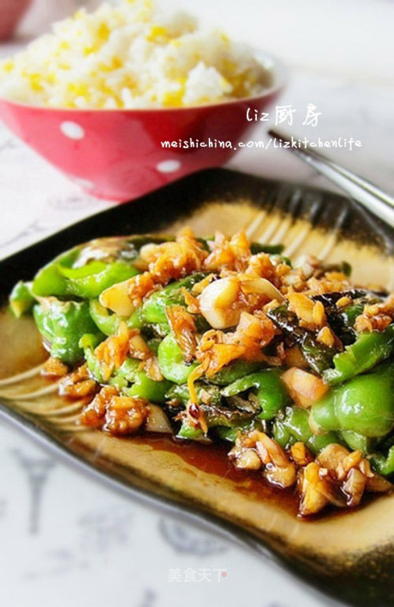 Classic Sichuan Cuisine Super Rice-{tiger Skin Little Green Pepper} recipe