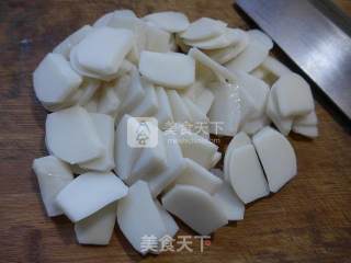 Pork Spinach Rice Cake Soup recipe
