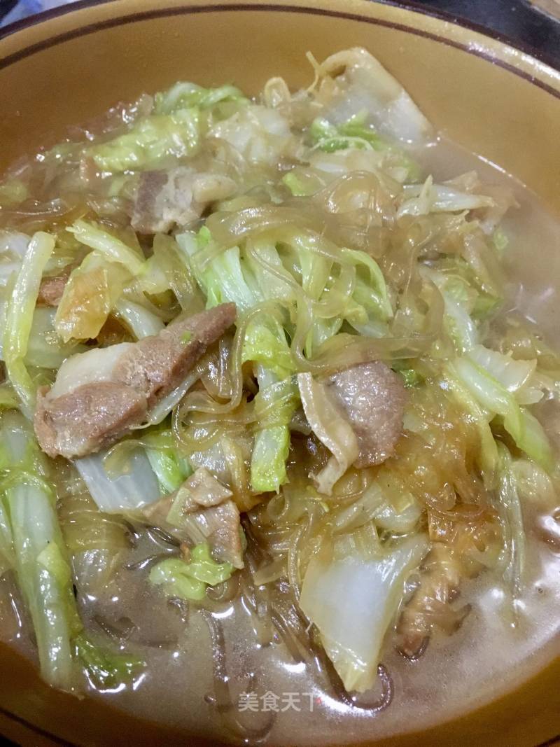 Pork and Cabbage Stewed Vermicelli recipe
