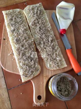 Pork Floss Sandwich recipe
