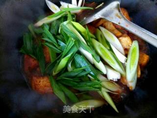 Roasted Tofu with Garlic Sprouts recipe