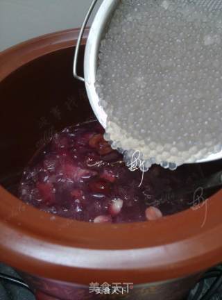 Purple Sweet Potato and Tremella Soup recipe