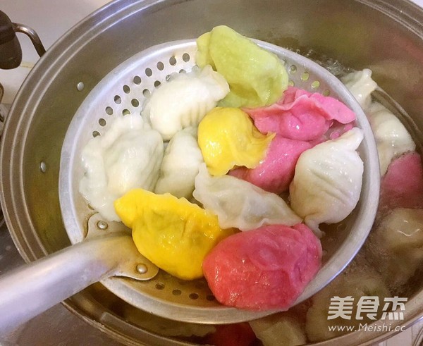 Colorful Dumplings recipe