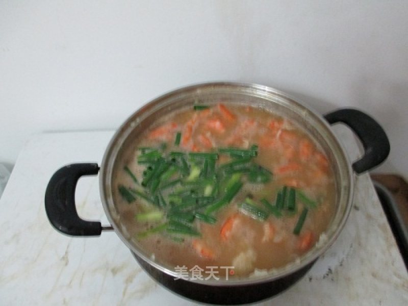 Flavored Shrimp Porridge recipe