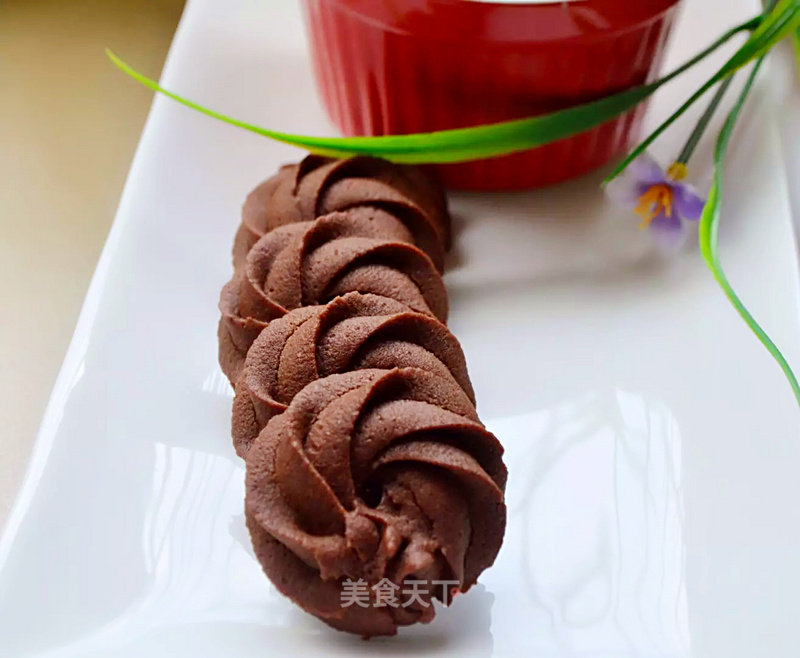 #aca烤明星大赛#butter Cocoa Cookies recipe