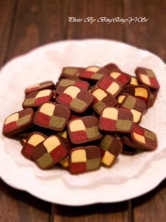 Multicolor Chess Butter Biscuits