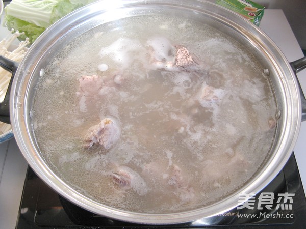 Pork Bone Mushroom Hot Pot recipe