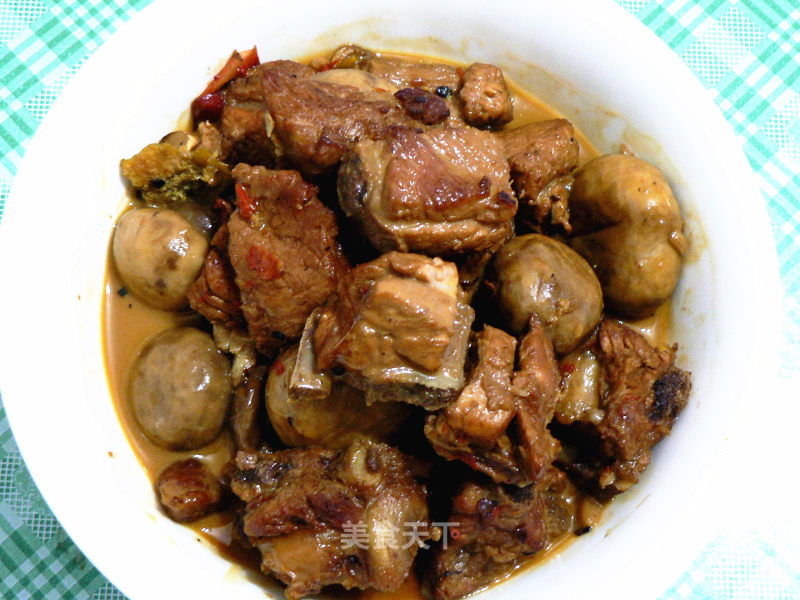 Stewed Mushrooms with Spare Ribs recipe