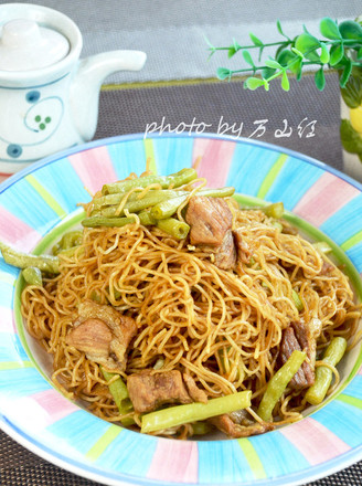 Steamed Lom Noodles with Cowpeas recipe