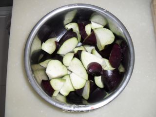 Stewed Potato Pieces and Eggplant Pieces recipe