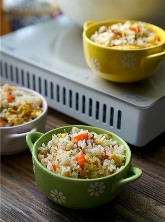 Lotus Root and Carrot Fried Rice recipe