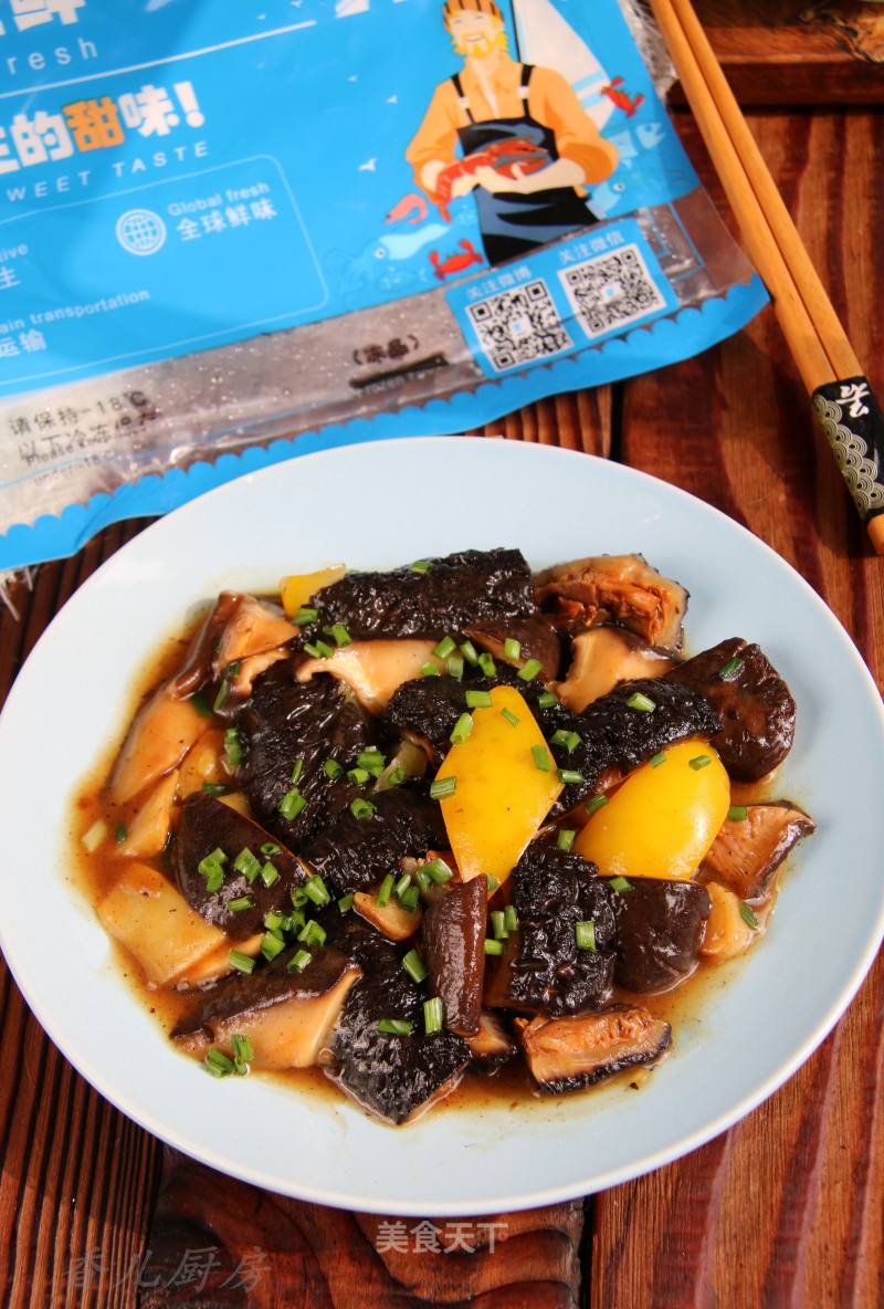 Red Ginseng and Shiitake Mushrooms in Oyster Sauce recipe