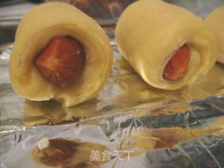 Danish Bread Roll Crispy Sausage recipe