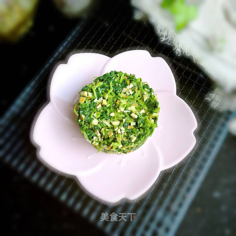 Ma Lantou Mixed with Fragrant Dry#春野菜# recipe