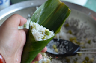 Sweet Corn Dumplings with Peas recipe