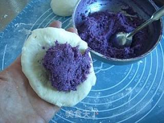 Purple Sweet Potato Coconut Bread recipe