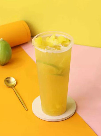 Golden Pineapple Pop Lemon Tea