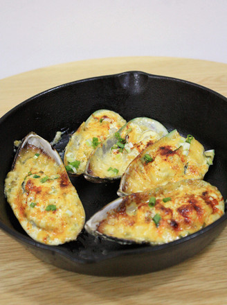 Baked Mussels with Mayonnaise recipe