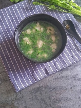 Parsley Meatball Soup recipe
