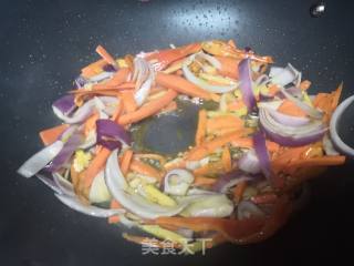 Stir-fried Beef with Carrots recipe