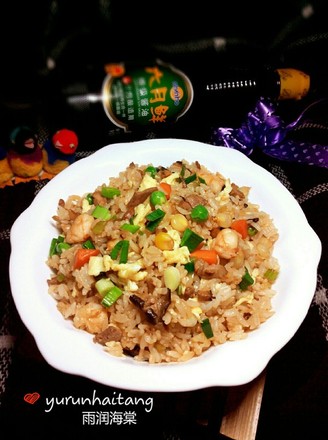 Soy Sauce Fried Rice recipe