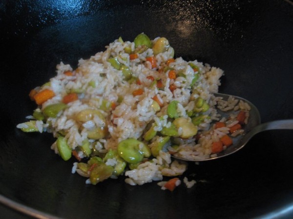 Broad Bean Fried Rice recipe