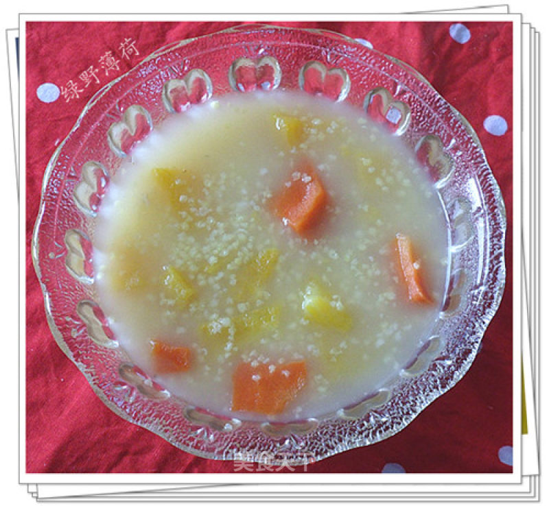 Sweet Potato Millet Oatmeal Porridge recipe