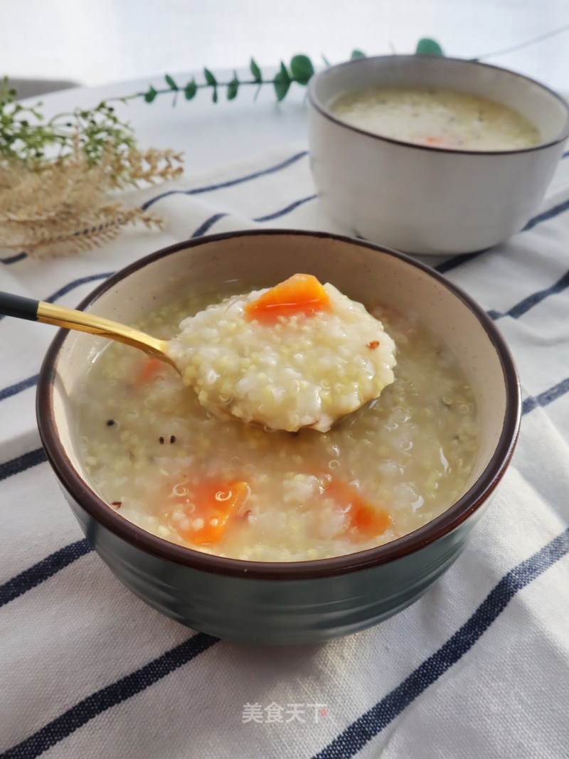 Carrot Tricolor Quinoa Porridge recipe