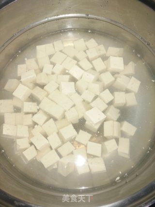 Tofu Diced in Black Soy Sauce recipe