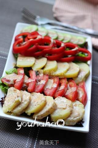 Vegetable Salad with Cheese recipe