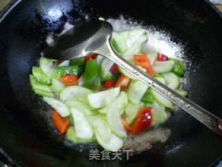 Double Pepper Stir-fried Night Blossom recipe