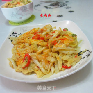 Shredded Cabbage Omelette recipe