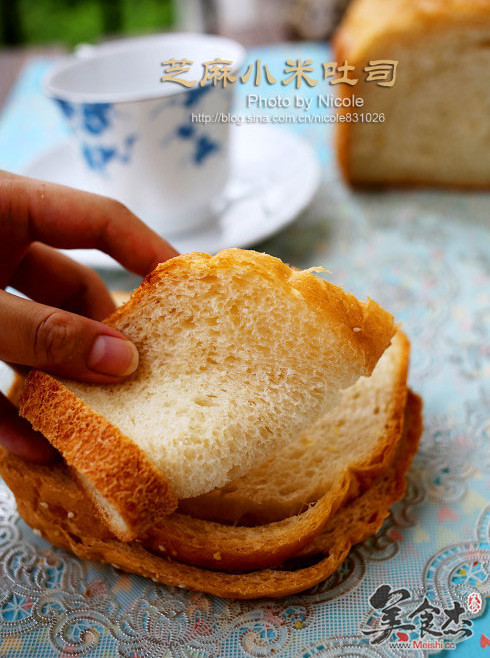 Sesame Millet Toast recipe