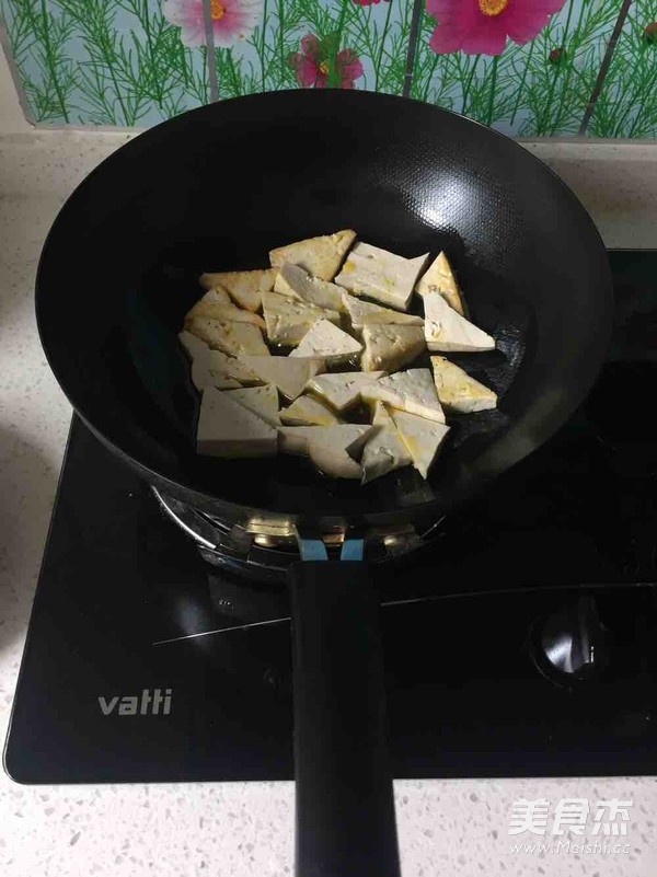 Pan-fried Old Tofu Twice-cooked Pork recipe