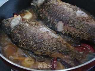 Dry Roasted Crucian Carp recipe