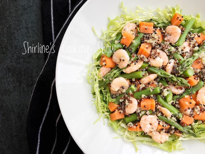 Quinoa Reduced Fat Salad [end of Mix and Match] recipe