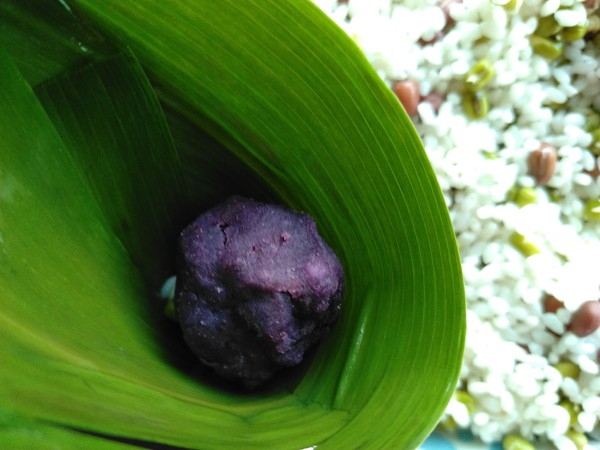 Purple Sweet Potato Dumplings recipe