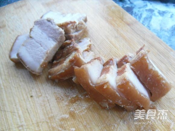 Loofah Steamed Pork recipe