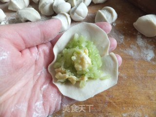 Cucumber and Egg Dumplings recipe