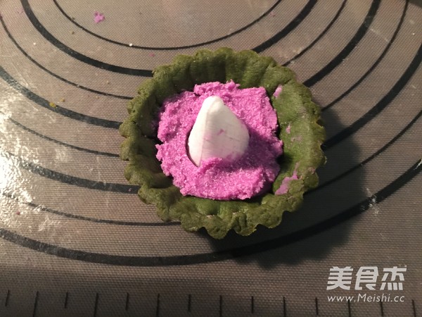 Osmanthus Purple Yam Tart recipe