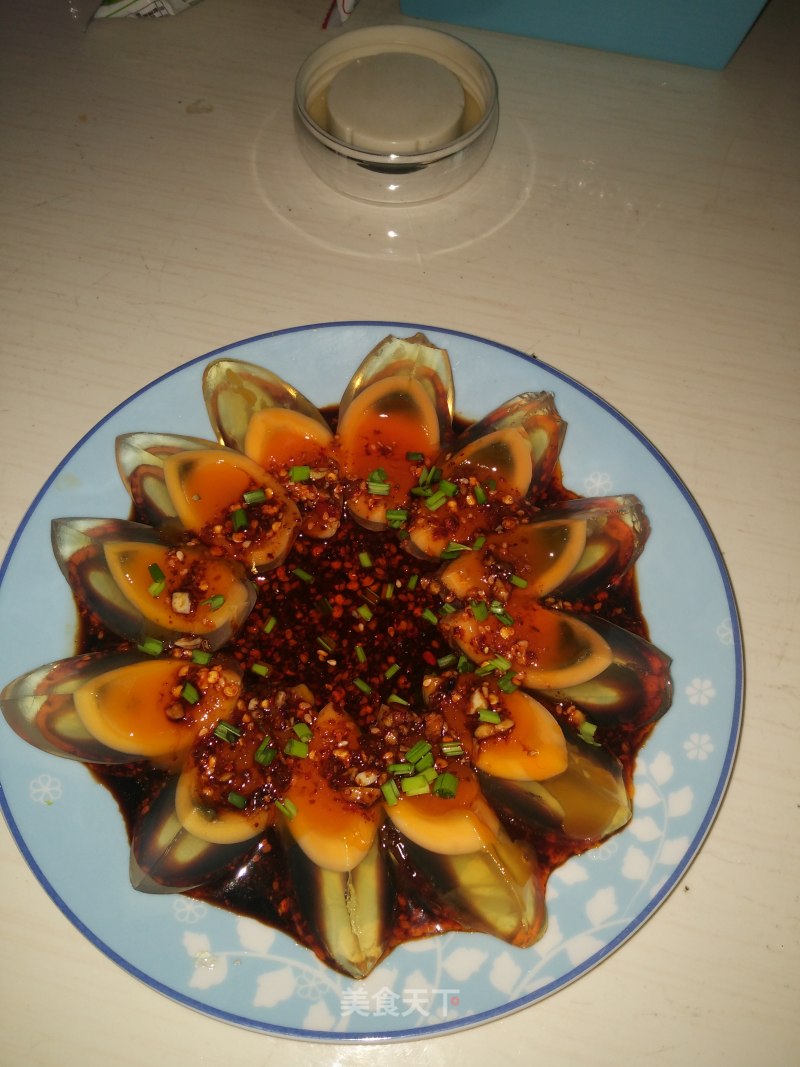 Preserved Egg with Cold Dressing recipe