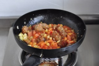 Italian Meatball Rice recipe