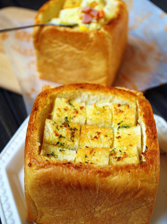 Garlic and Colorful Toast (with White Toast) recipe